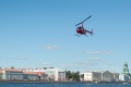 Полет на вертолете над центром Санкт-Петербурга