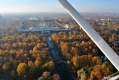 Золотая осень. Полеты на самолете над Петергофом.