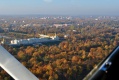 Золотая осень с самолета над Петергофом и Санкт-Петербургом.